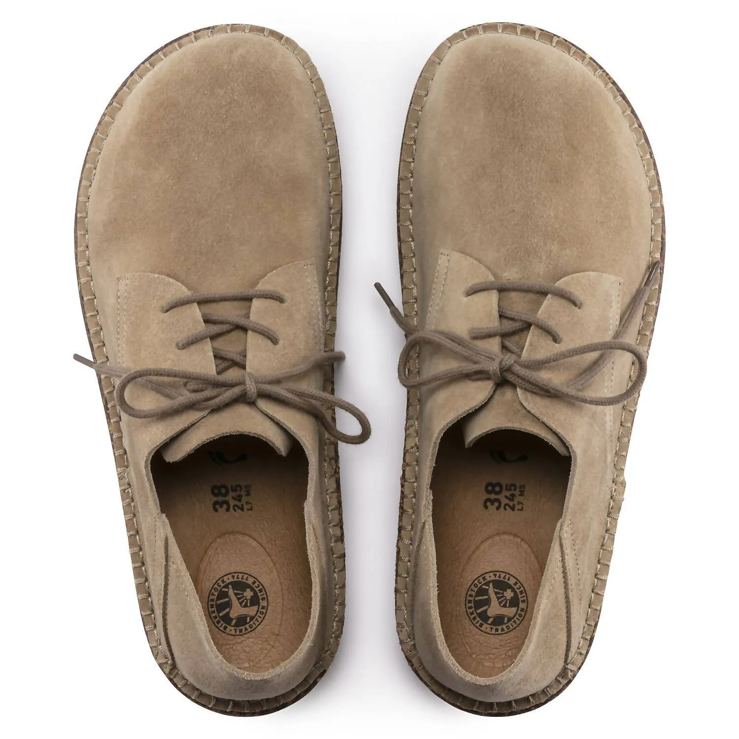 Women's Gary Suede Leather Shoes - Narrow Width In Ginger