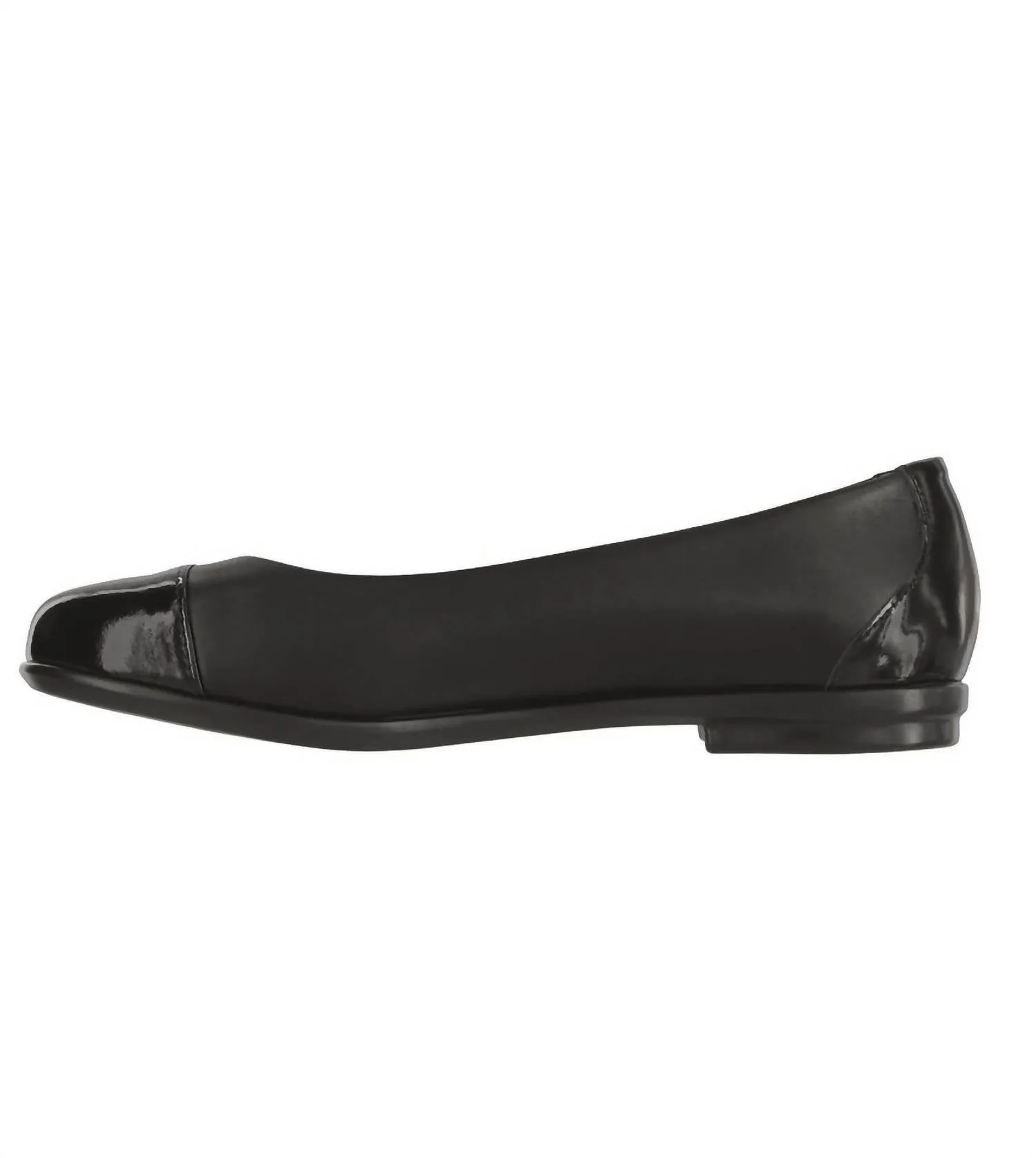 Women's Scenic Ballet Flat - Narrow In Black/blk Patent