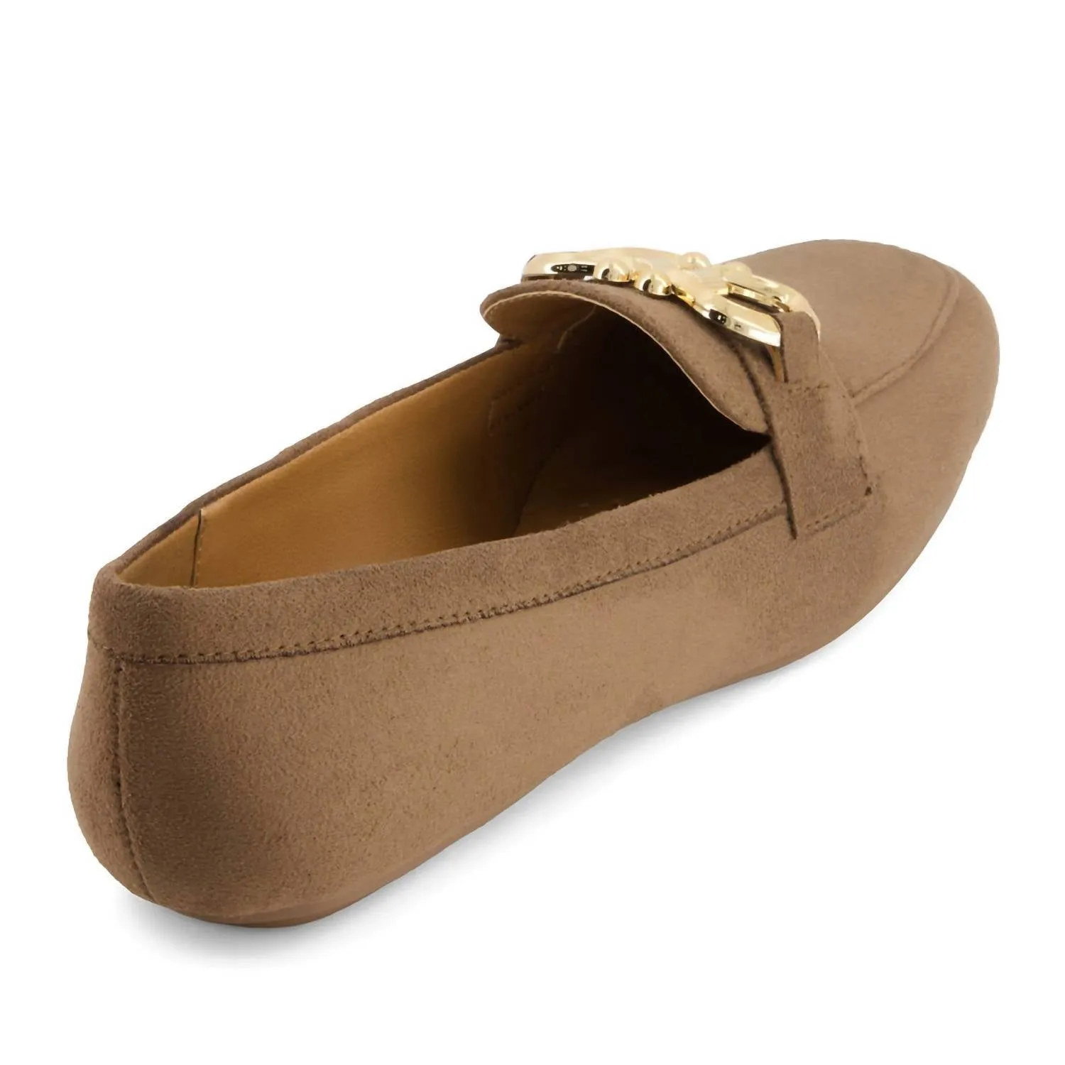 Women's Soft Touch Flat Shoes In Camel