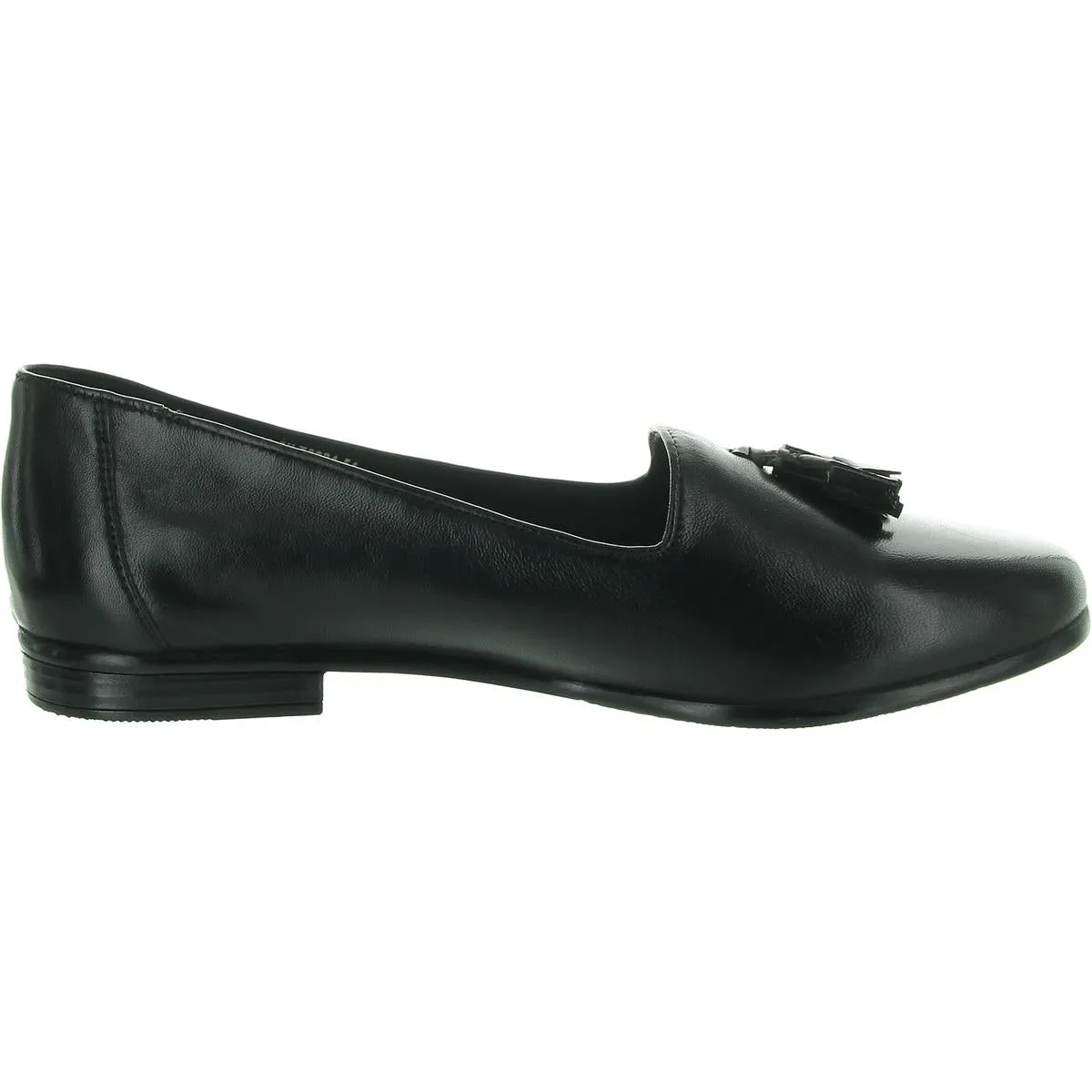 Womens Tassel Leather Flat Shoes
