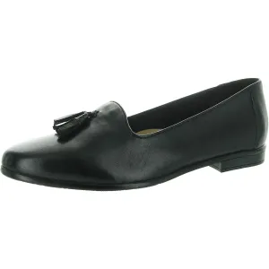 Womens Tassel Leather Flat Shoes