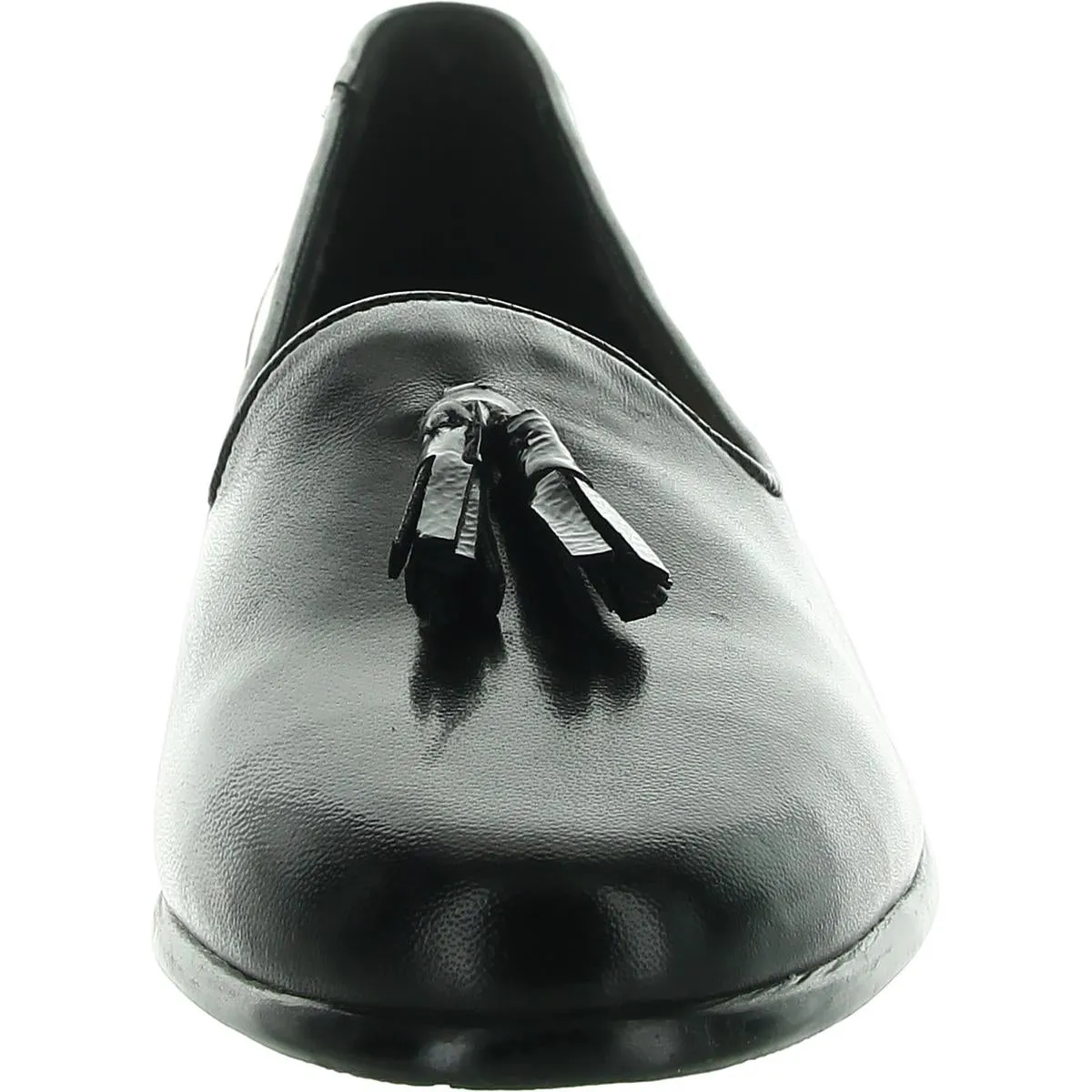 Womens Tassel Leather Flat Shoes