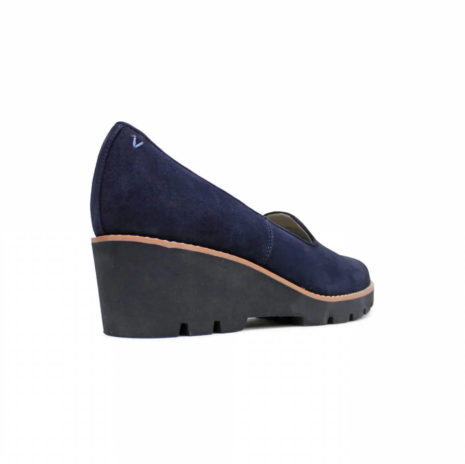 Women's Willa Wedge Shoes In Navy Suede