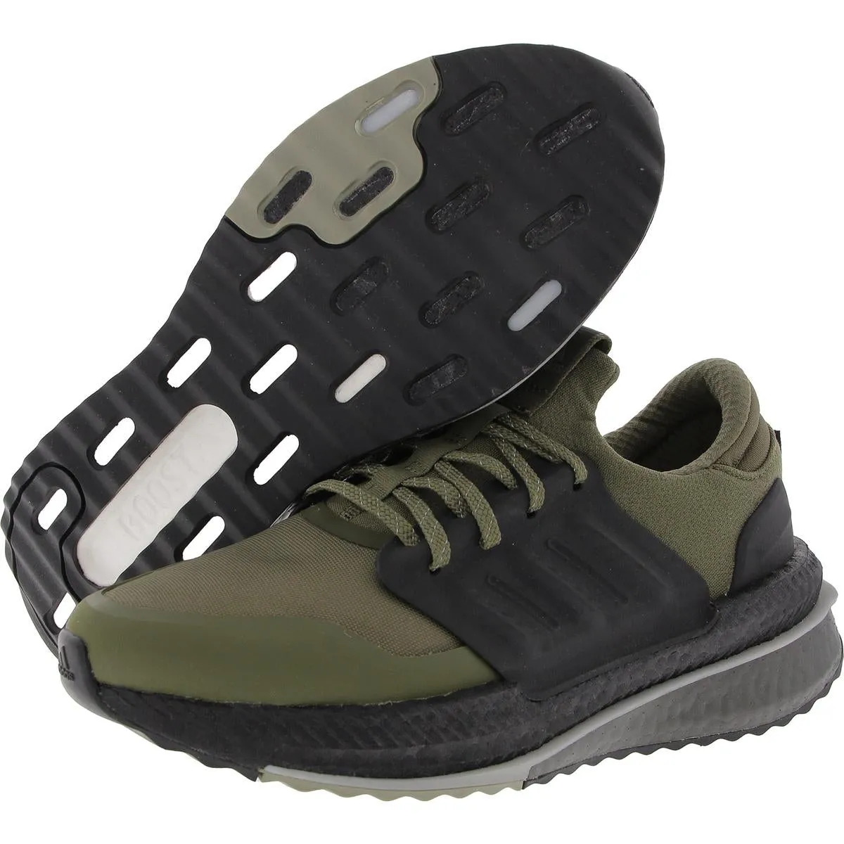 X_PLR Boost Mens Lace-Up Knit Running & Training Shoes